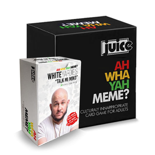 Juice Comedy presents White Yardie "Ah Wah Yah Meme" Combo Pack